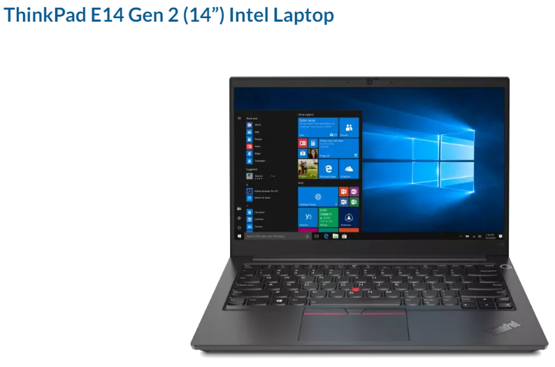 ThinkPad E14 I3-1135G4 8G 256G SSD 14.0
