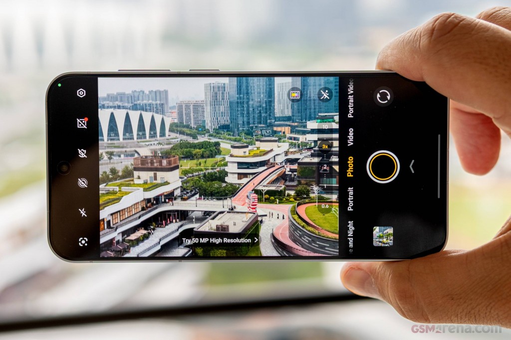 vivo X300 横拍取景,3倍长焦